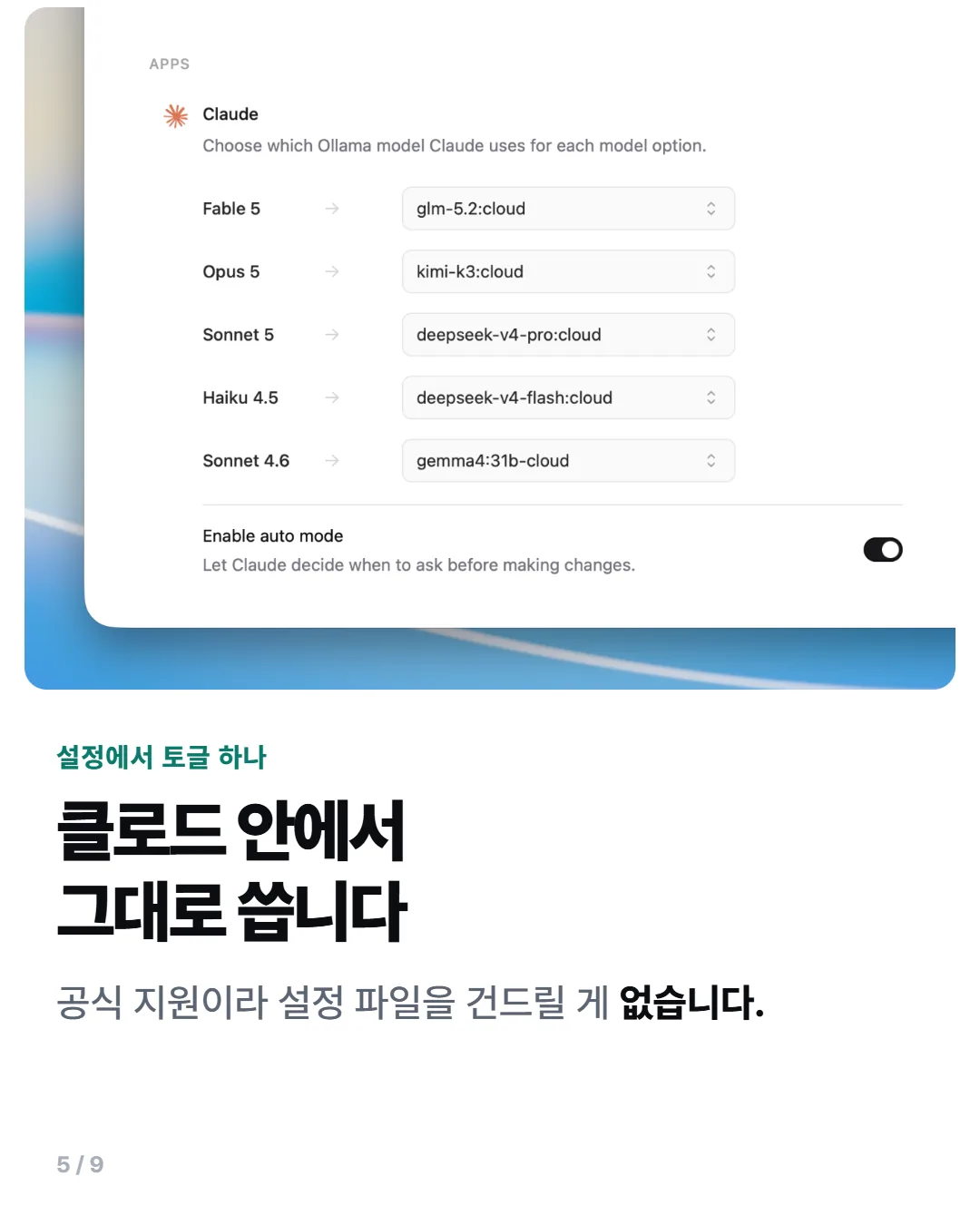 사무용 PC에 AI 붙이기 카드뉴스 5