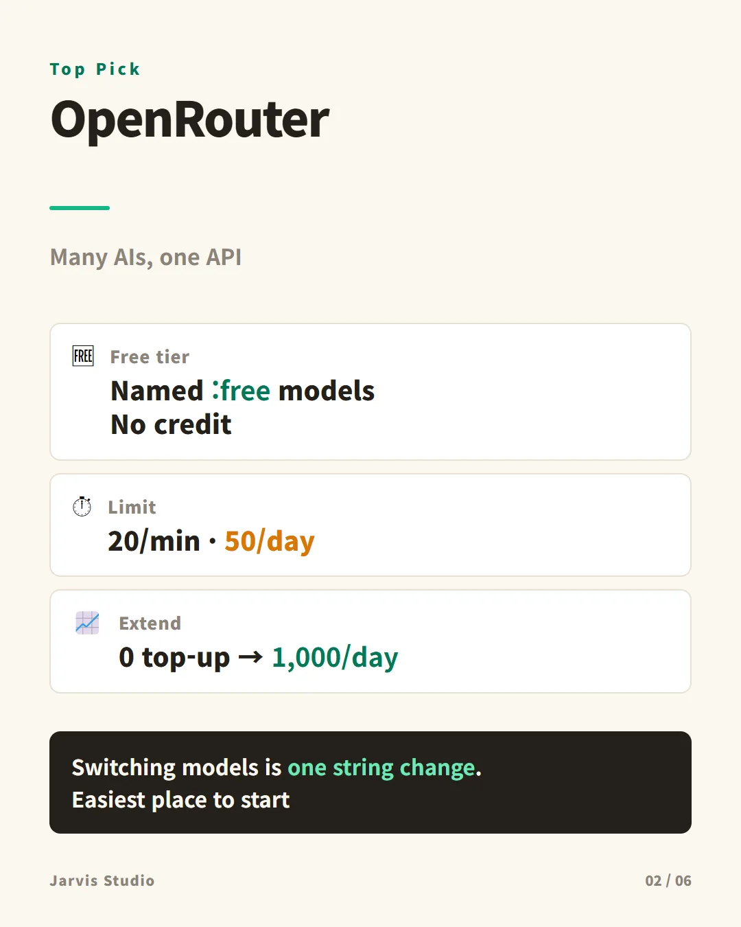 OpenRouter — the easiest place to start