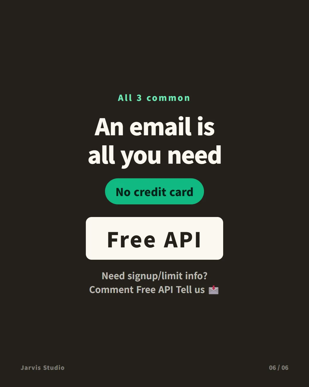 An email is all you need
